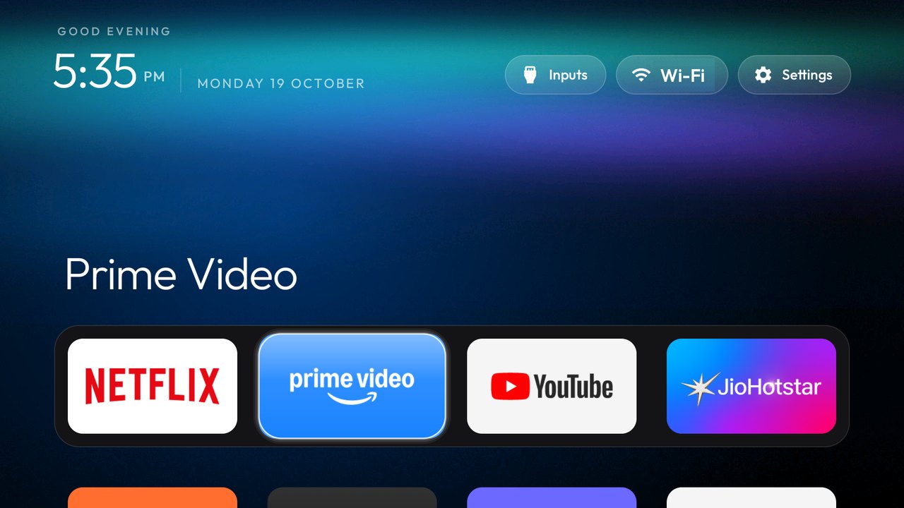 Aurora theme on the upstream CleanYourTV launcher